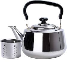 3L SS Tea Kettle w/ Strainer